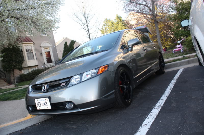photo 4 Honda Civic custom wheels Enkei Fujin 18x8.0, ET +50, tire size 225/40 R18. x ET 