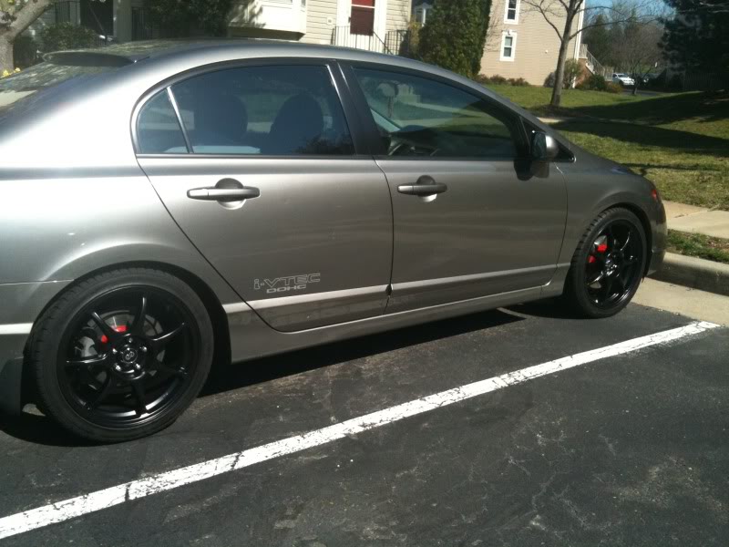 photo 3 Honda Civic custom wheels Enkei Fujin 18x8.0, ET +50, tire size 225/40 R18. x ET 