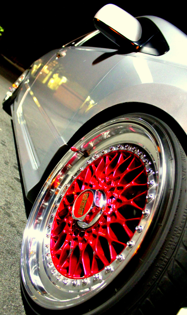 photo 1 Honda Civic custom wheels BBS RS  17x9.0, ET +19, tire size 205/40 R17. x ET 