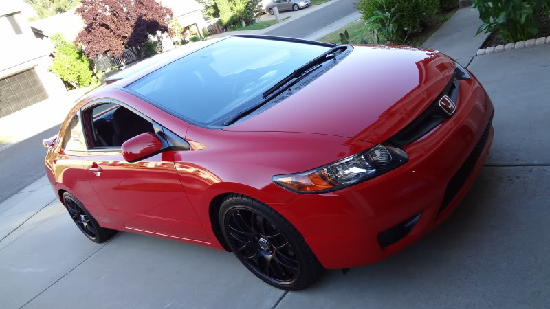 photo 1 Honda Civic custom wheels Drag DR-34 18x8.0, ET +48, tire size 225/40 R18. x ET 
