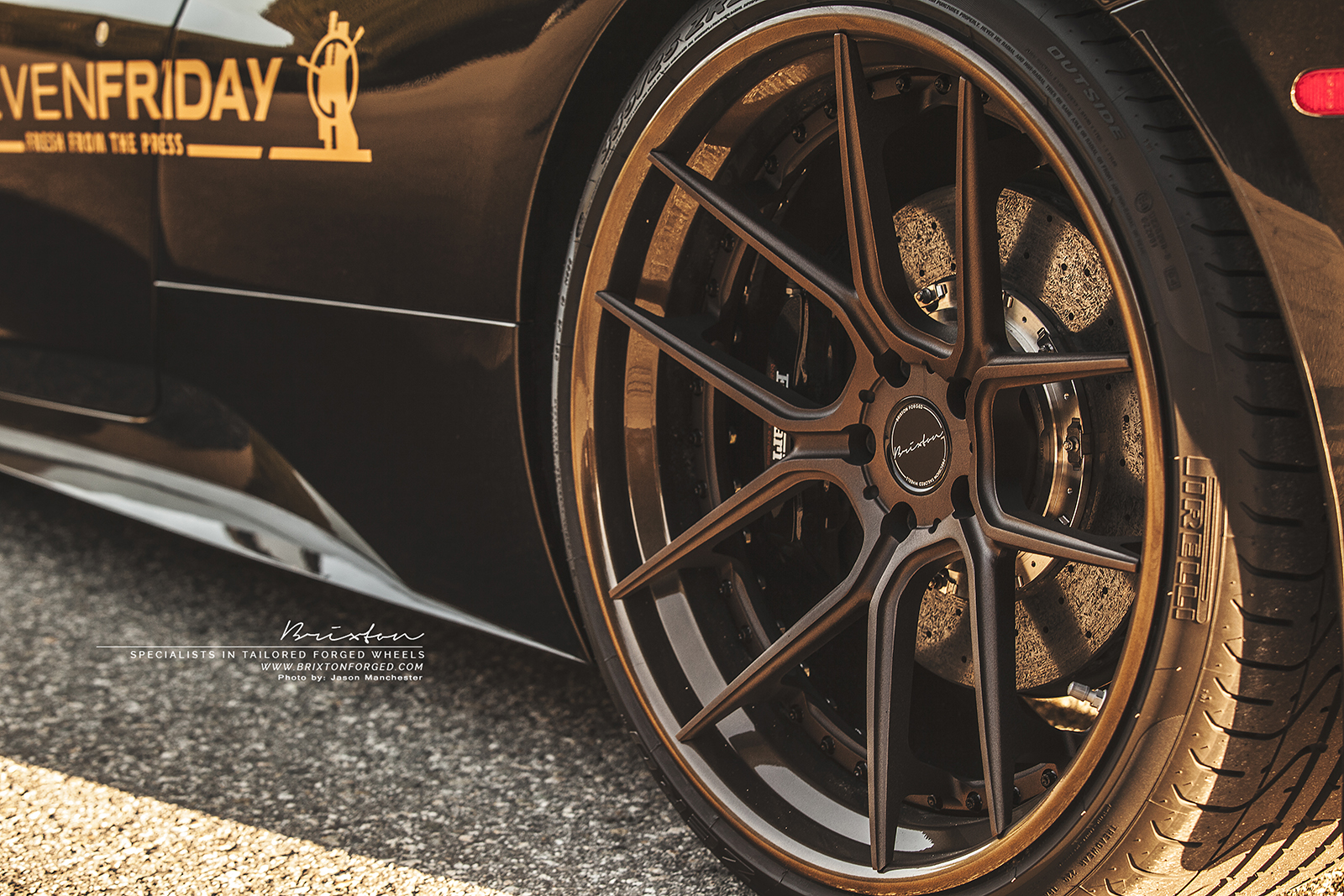 photo 1 Ferrari 458 Italia custom wheels Brixton Forged CM5 Targa 21x9.5, ET , tire size X R21. 22x12.0 ET 