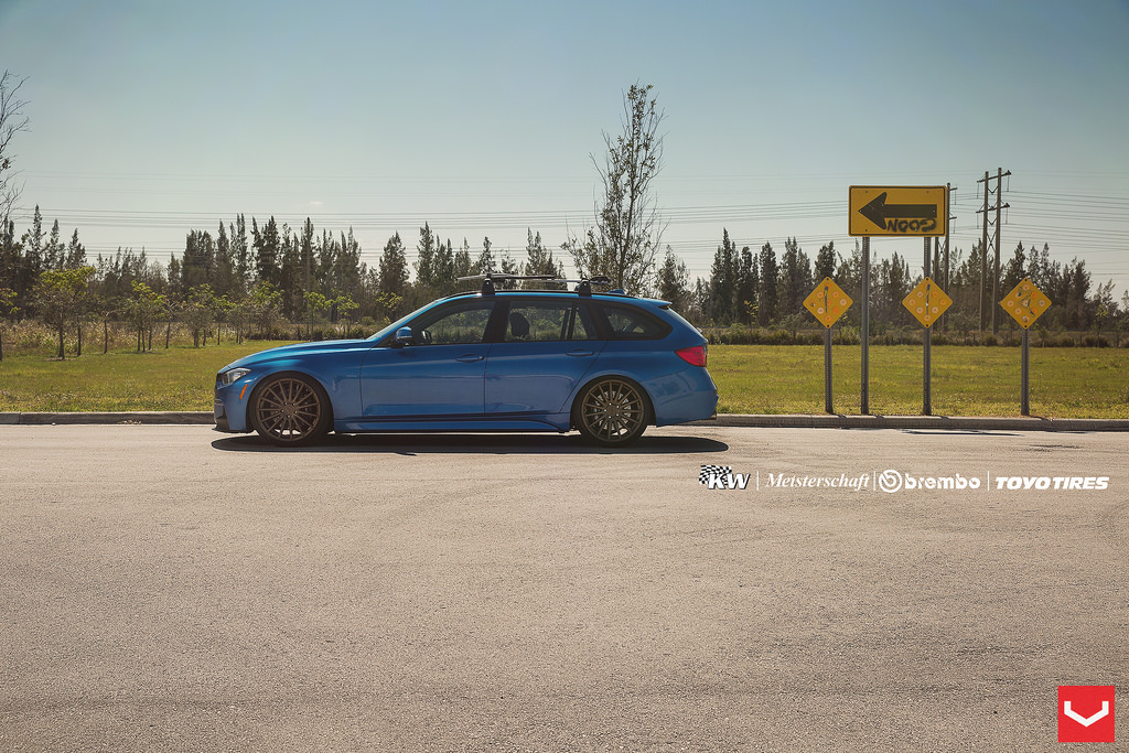 photo 2 BMW 328 custom wheels Vossen VFS-2 20x9.0, ET , tire size X R20. 20x10.0 ET 