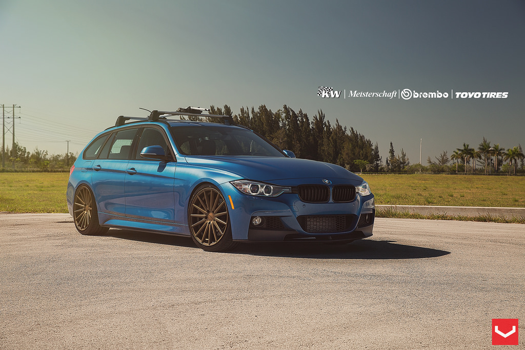 photo 4 BMW 328 custom wheels Vossen VFS-2 20x9.0, ET , tire size X R20. 20x10.0 ET 