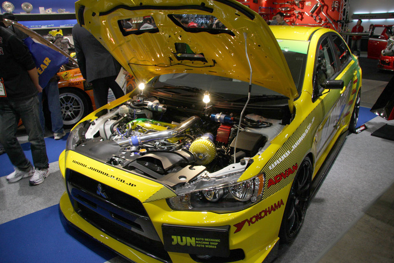 photo 4 Mitsubishi Lancer Evolution custom wheels Advan RZ 19x10.0, ET +35, tire size 265/30 R19. x ET