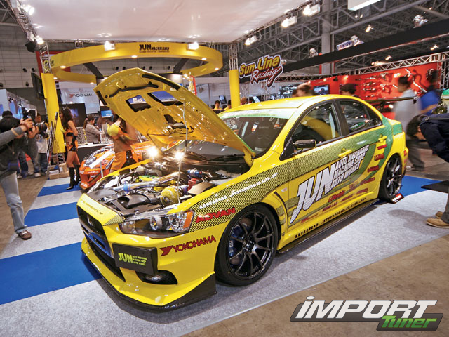 photo 7 Mitsubishi Lancer Evolution custom wheels Advan RZ 19x10.0, ET +35, tire size 265/30 R19. x ET