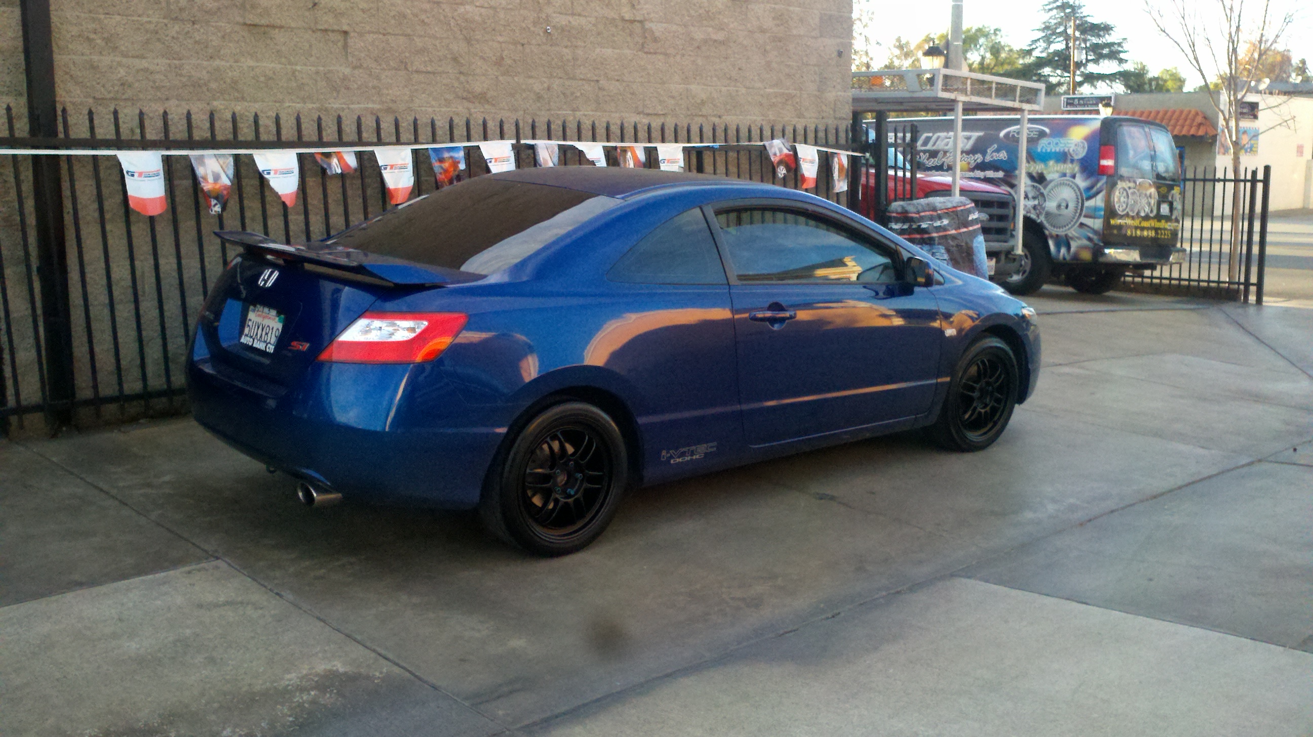 photo 1 Honda Civic custom wheels Enkei RPF1 17x8.5, ET +35, tire size X R17. x ET 