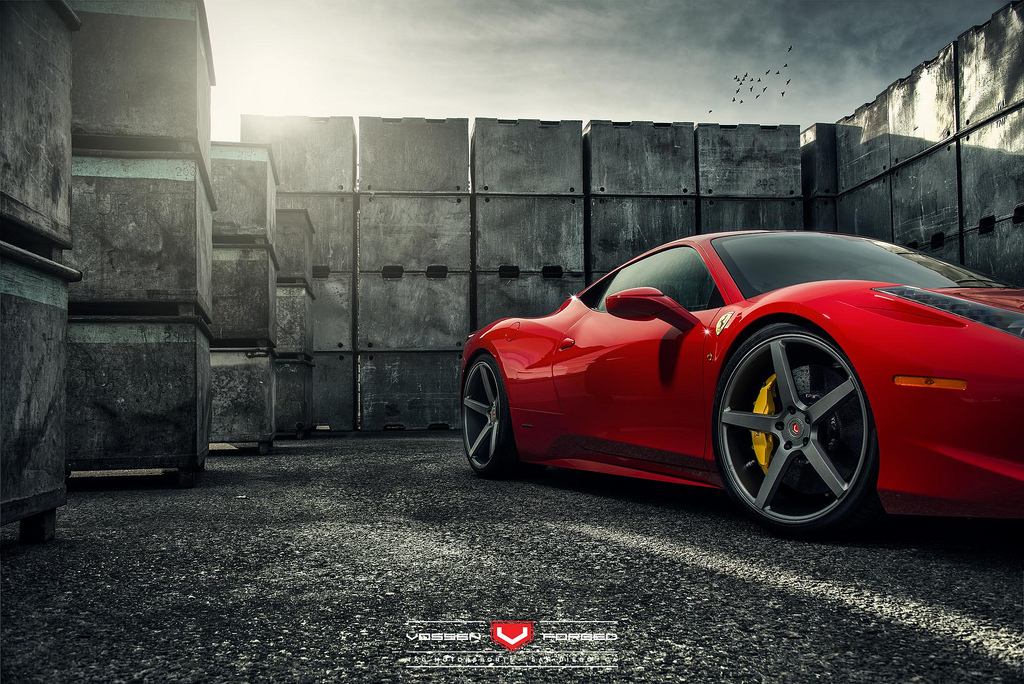 photo 1 Ferrari 458 Italia custom wheels Vossen Forged VPS-303 21x9.0, ET , tire size 255/30 R21. 22x12.5 ET 335/25 R22