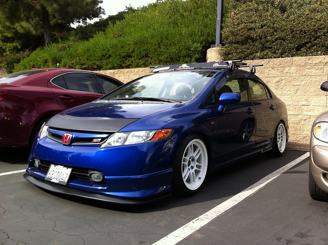 photo 1 Honda Civic custom wheels Enkei RPF1 17x9.0, ET +35, tire size X R17. x ET 
