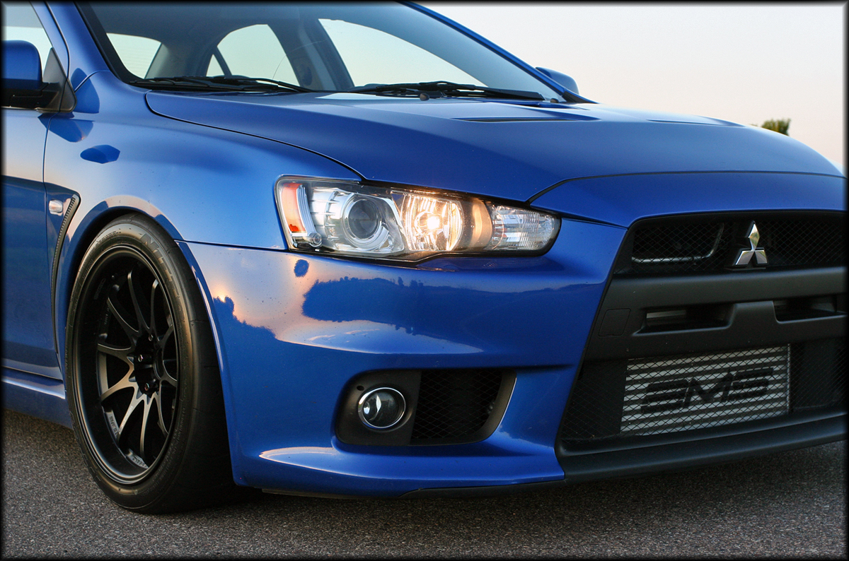 photo 5 Mitsubishi Lancer Evolution custom wheels Rays Engineering Volk Racing CE28N 18x10.5, ET +18, tire size 275/35 R18. x ET 
