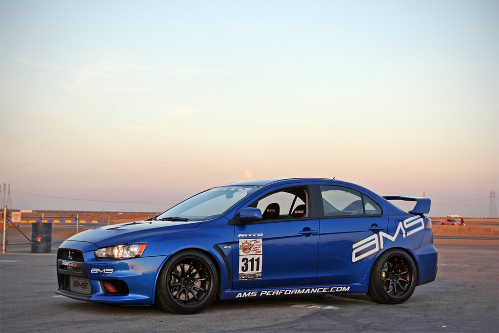 photo 8 Mitsubishi Lancer Evolution custom wheels Rays Engineering Volk Racing CE28N 18x10.5, ET +18, tire size 275/35 R18. x ET 