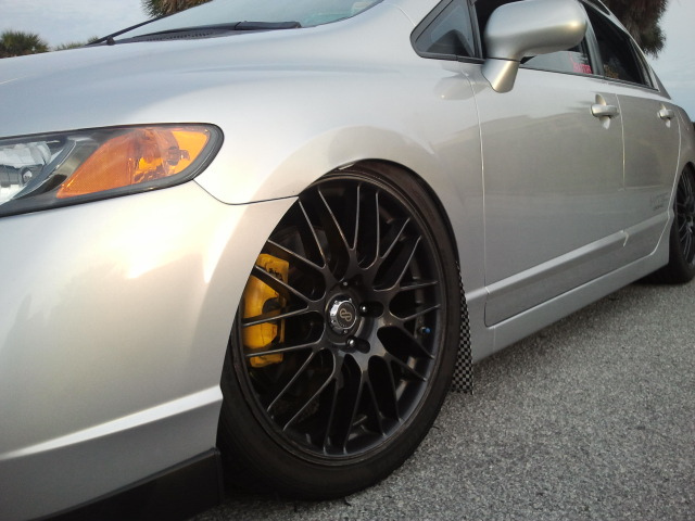 photo 2 Honda Civic custom wheels Enkei EKM3 18x, ET +38, tire size 225/40 R18. x ET