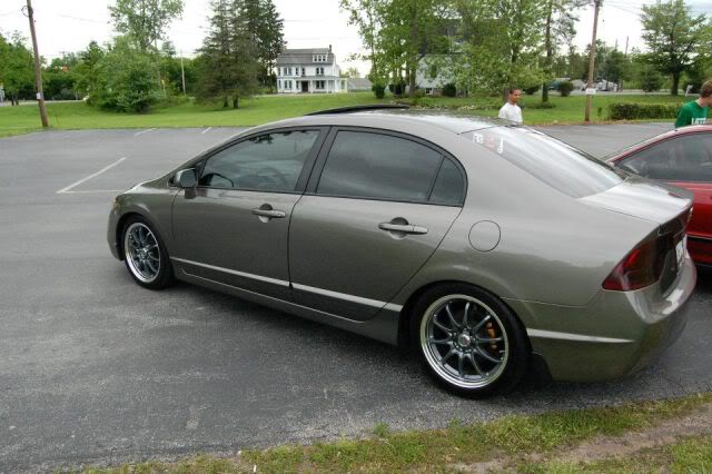 photo 1 Honda Civic custom wheels Drag DR9 17x7.0, ET +35, tire size 215/45 R17. x ET