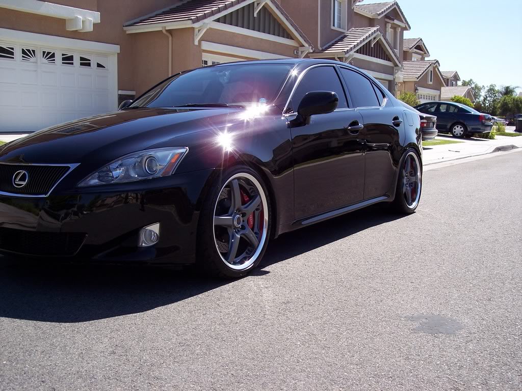photo 1 Lexus IS 350 custom wheels Volk GT-S 19x8.5, ET +36, tire size 235/35 R19. 19x9.5 ET+37 265/30 R19