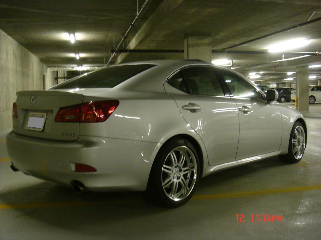 photo 1 Lexus IS 350 custom wheels Work Varianza 18x8.5, ET +42, tire size 225/40 R18. 18x9.5 ET+45 255/40 R18