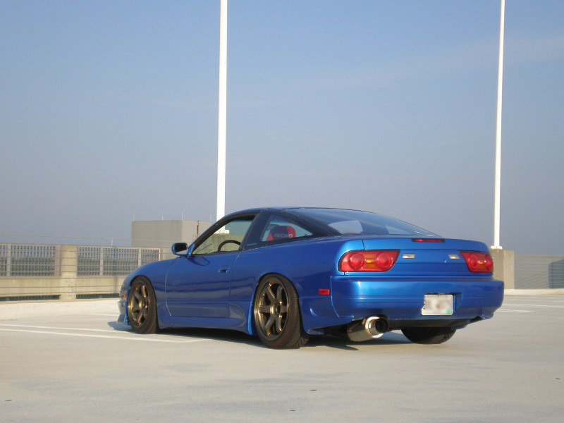 photo 4 Nissan S13 custom wheels Rays Engineering Volk Racing TE37 17x9.0, ET +15, tire size 215/40 R17. 18x9.5 ET+12 225/40 R18