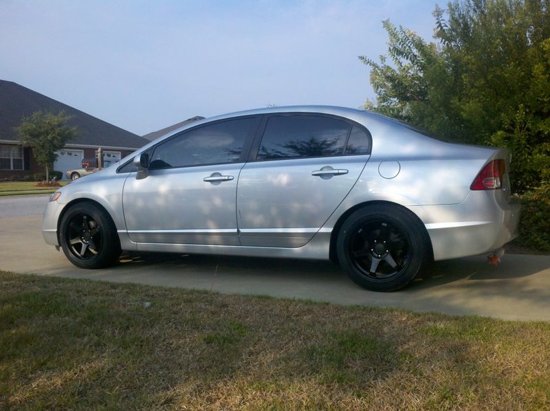 photo 1 Honda Civic custom wheels Varrstoen 17x9.0, ET +22, tire size 225/45 R17. x ET