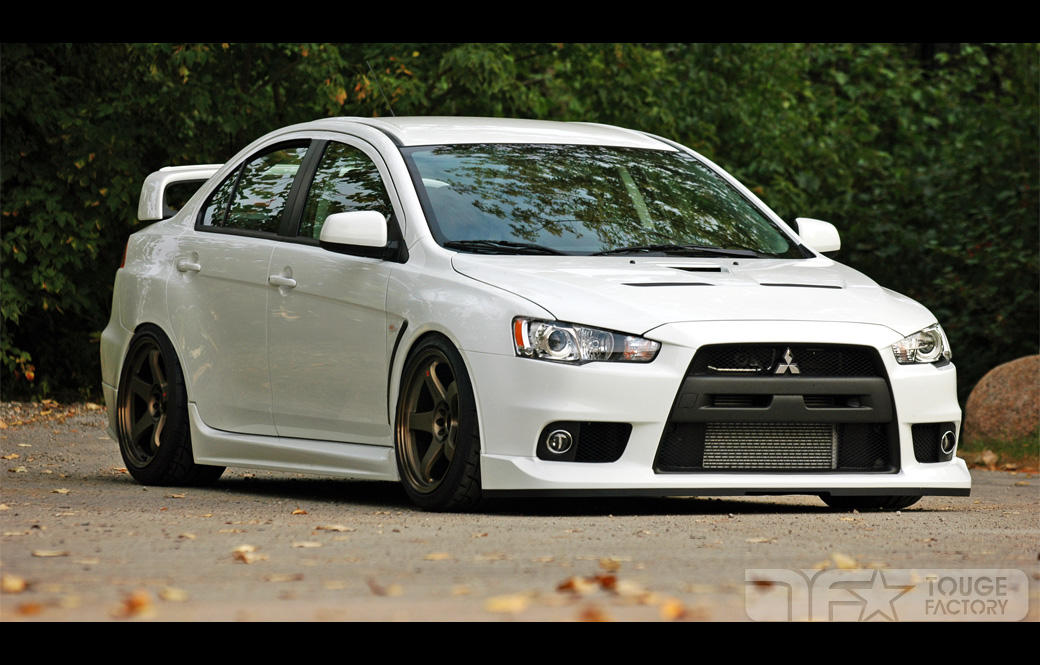 photo 3 Mitsubishi Lancer Evolution custom wheels Rays Engineering Nismo LM GT4 18x10.5, ET +15, tire size 265/35 R18. x ET 