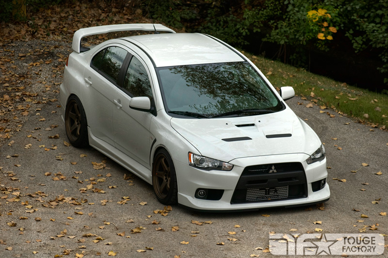 photo 6 Mitsubishi Lancer Evolution custom wheels Rays Engineering Nismo LM GT4 18x10.5, ET +15, tire size 265/35 R18. x ET 