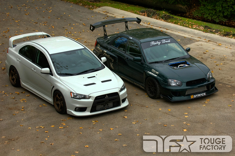 photo 7 Mitsubishi Lancer Evolution custom wheels Rays Engineering Nismo LM GT4 18x10.5, ET +15, tire size 265/35 R18. x ET 