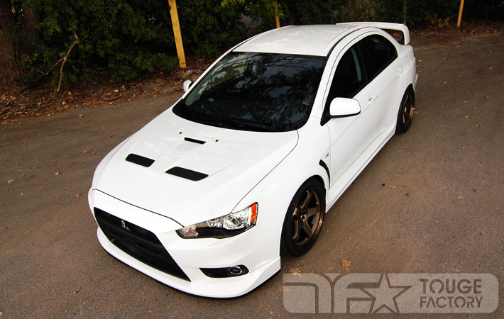photo 8 Mitsubishi Lancer Evolution custom wheels Rays Engineering Nismo LM GT4 18x10.5, ET +15, tire size 265/35 R18. x ET 