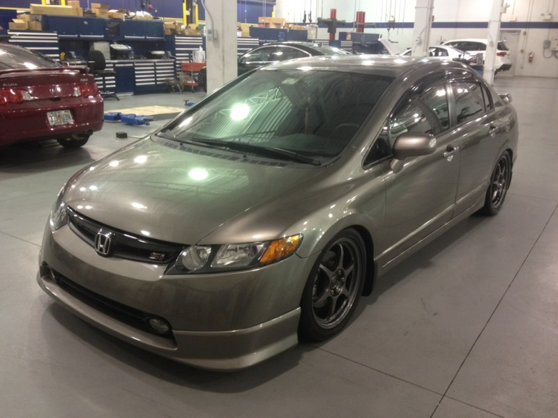 photo 2 Honda Civic custom wheels Buddy Club P1 SF  17x7.0, ET +42, tire size 215/45 R17. x ET 