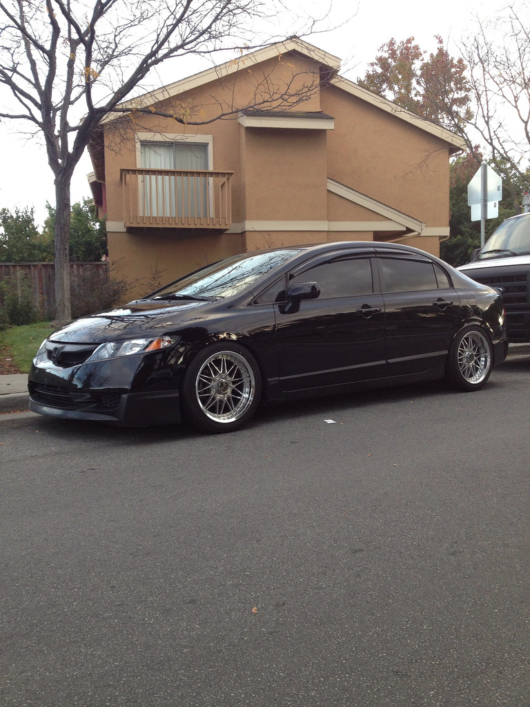 photo 1 Honda Civic custom wheels Work Rezax 17x8.0, ET +35, tire size X R17. 17x9.0 ET+22
