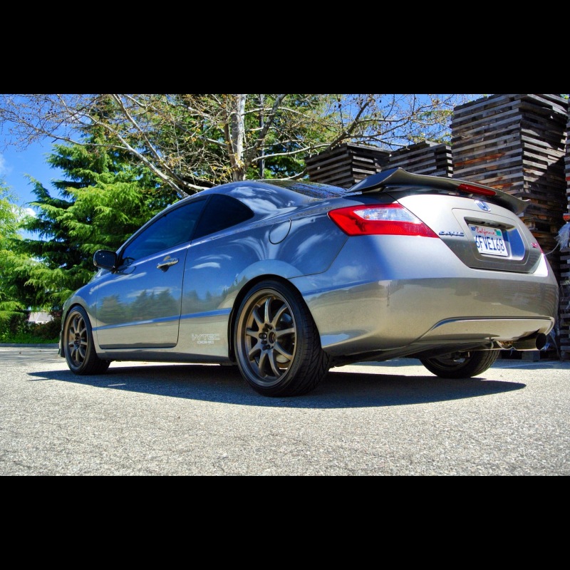 photo 2 Honda Civic custom wheels Work XD9  18x8.0, ET +35, tire size X R18. x ET 