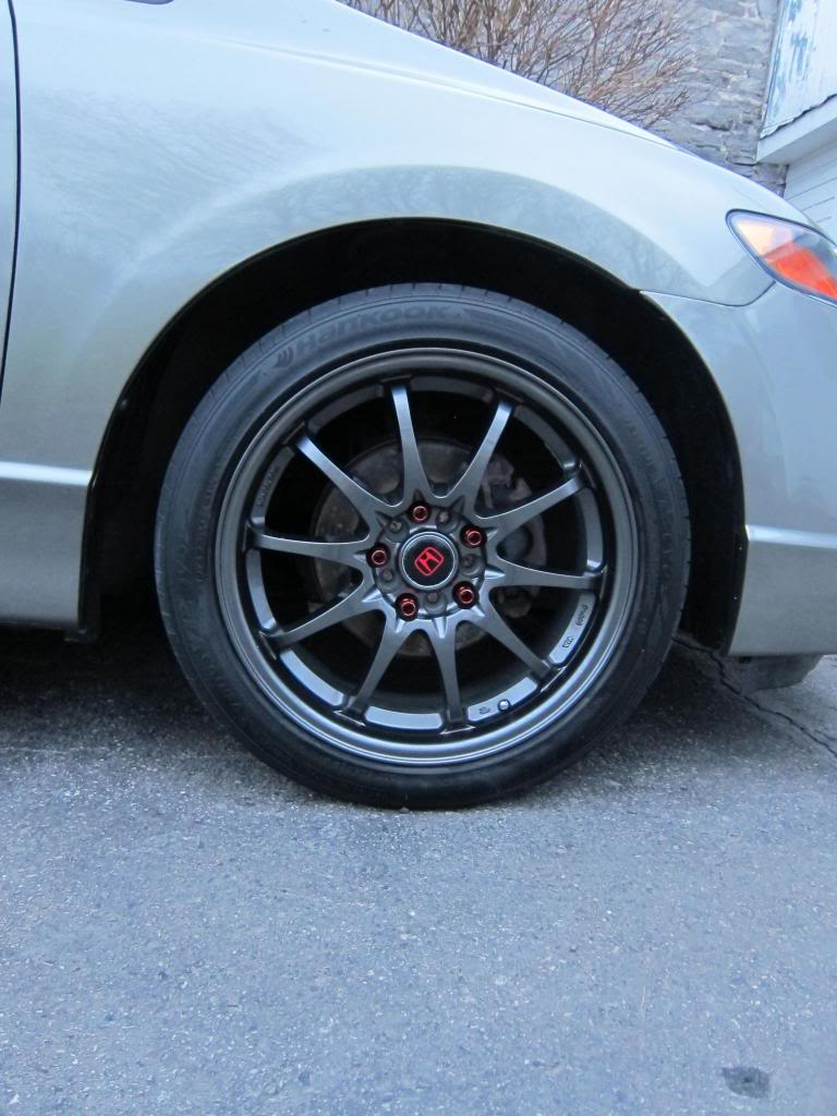 photo 1 Honda Civic custom wheels Volk CE28 17x7.0, ET +42, tire size X R17. x ET
