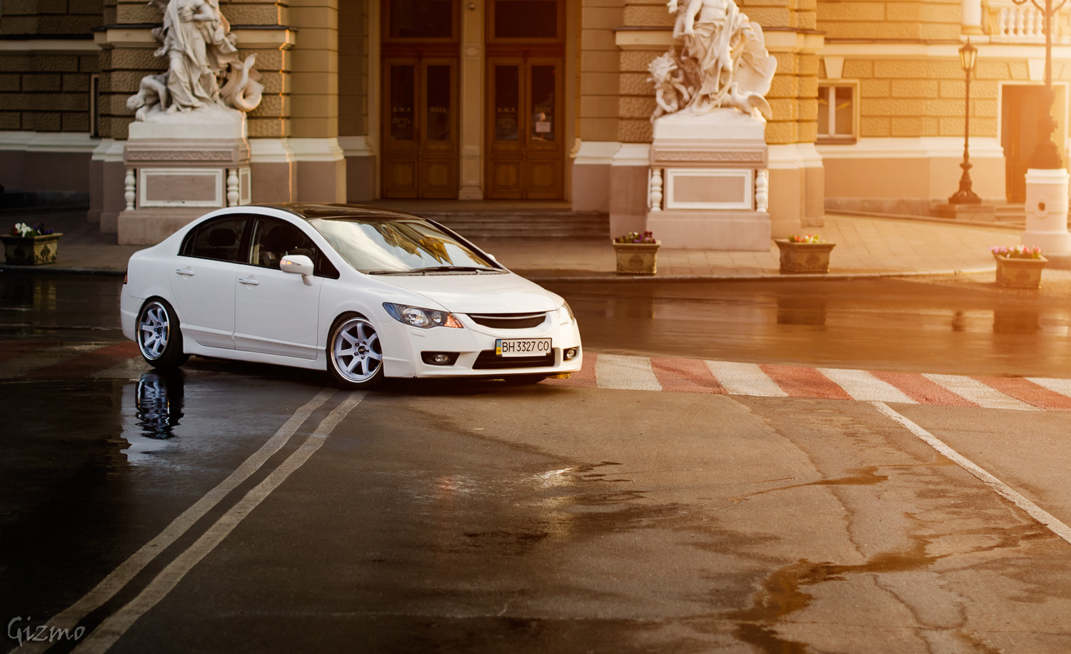 photo 2 Honda Civic custom wheels Origin DNA-01 17x9.0, ET +10, tire size 205/45 R17. x ET 