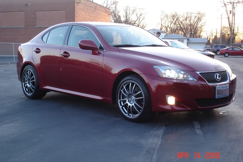 photo 4 Lexus IS 350 custom wheels Enkei GTC01 18x8.0, ET +48, tire size 225/40 R18. 18x8.5 ET+35 255/40 R18