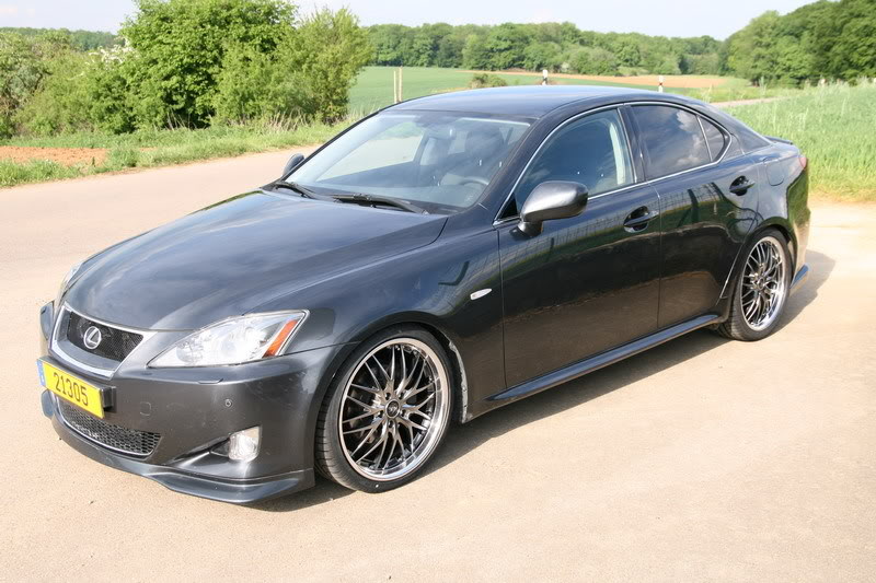 photo 2 Lexus IS 250 custom wheels Voltec T6 19x8.0, ET +40, tire size 225/35 R19. x ET 245/35 R