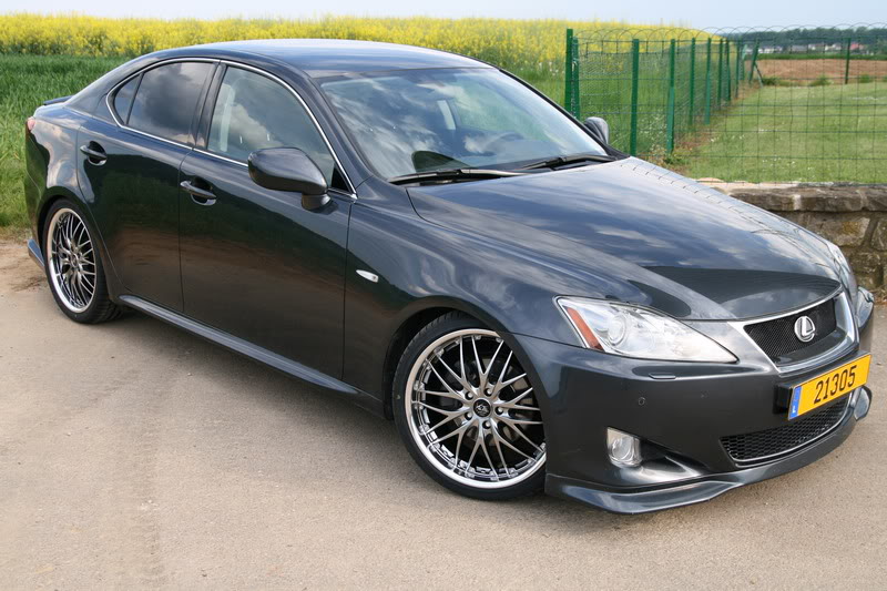 photo 5 Lexus IS 250 custom wheels Voltec T6 19x8.0, ET +40, tire size 225/35 R19. x ET 245/35 R