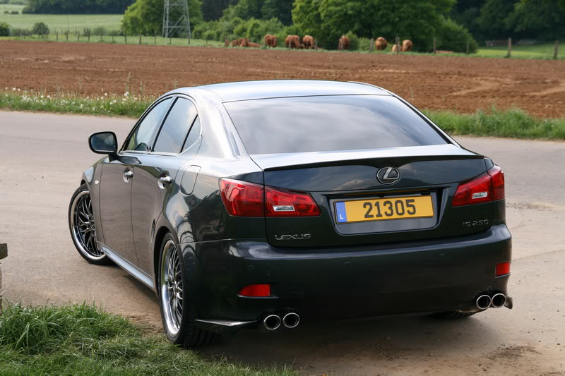 photo 6 Lexus IS 250 custom wheels Voltec T6 19x8.0, ET +40, tire size 225/35 R19. x ET 245/35 R