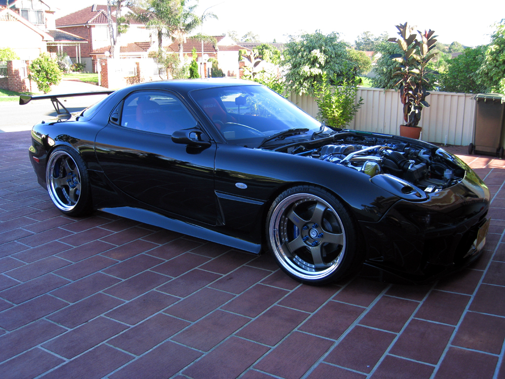 photo 17 Mazda RX-7 custom wheels SSR Professor SP1 19x9.5, ET +18, tire size 225/35 R19. 19x11.0 ET+11 245/35 R19