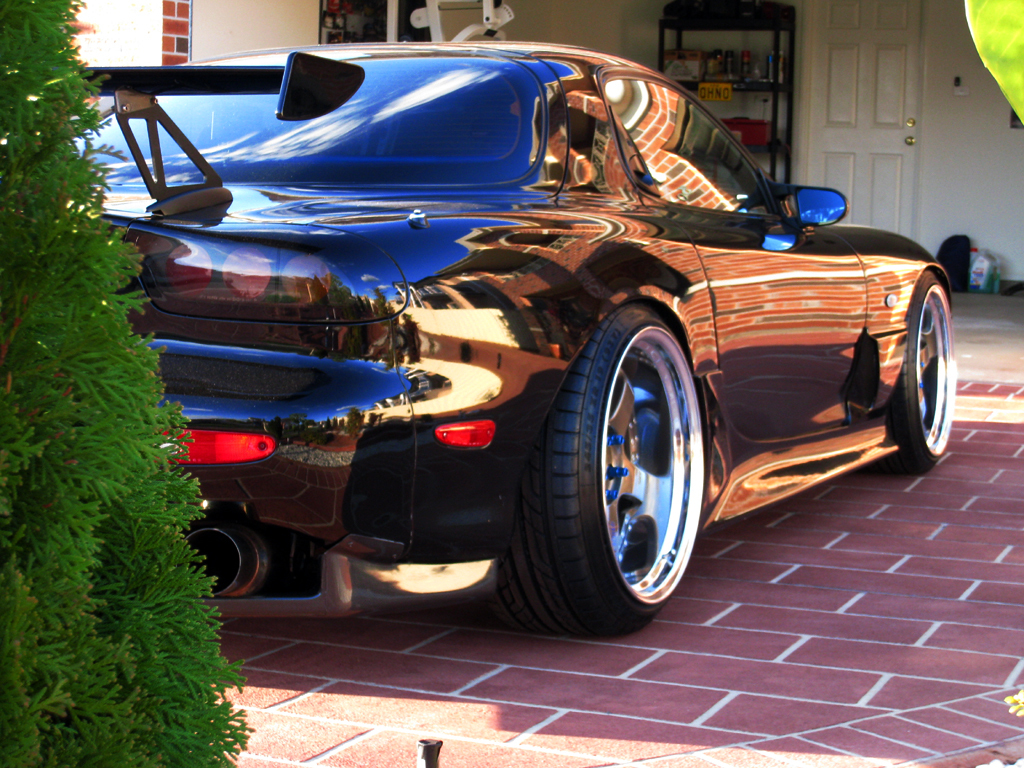 photo 19 Mazda RX-7 custom wheels SSR Professor SP1 19x9.5, ET +18, tire size 225/35 R19. 19x11.0 ET+11 245/35 R19