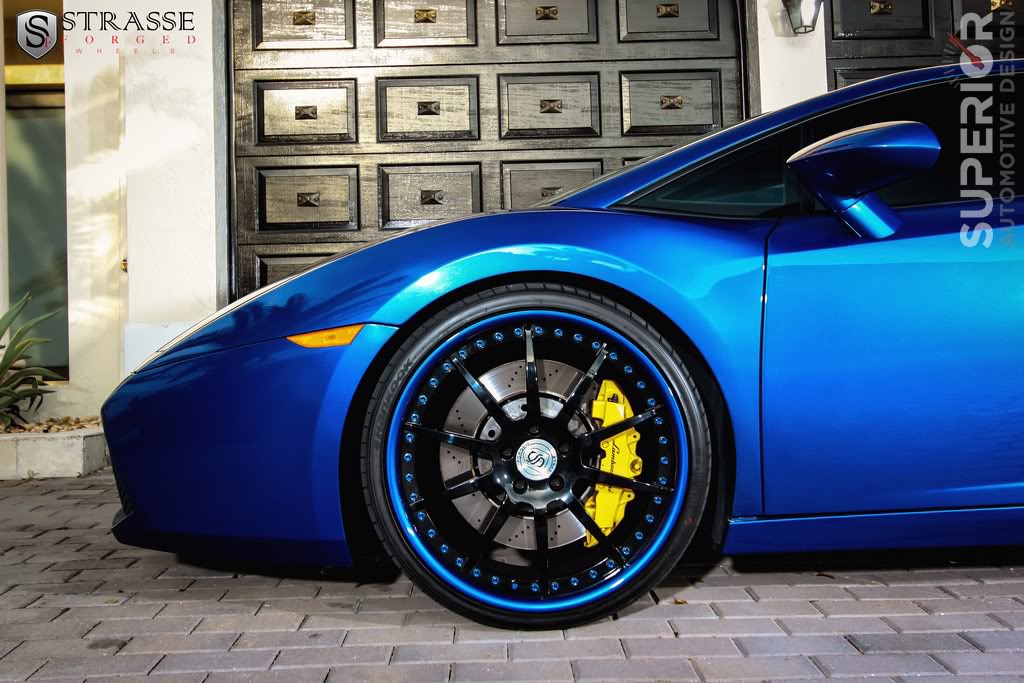 photo 3 Lamborghini Gallardo custom wheels Strasse Forged 20x8.5, ET , tire size X R20. 20x11.0 ET 