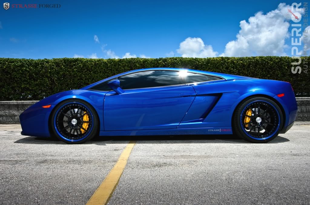 photo 6 Lamborghini Gallardo custom wheels Strasse Forged 20x8.5, ET , tire size X R20. 20x11.0 ET 