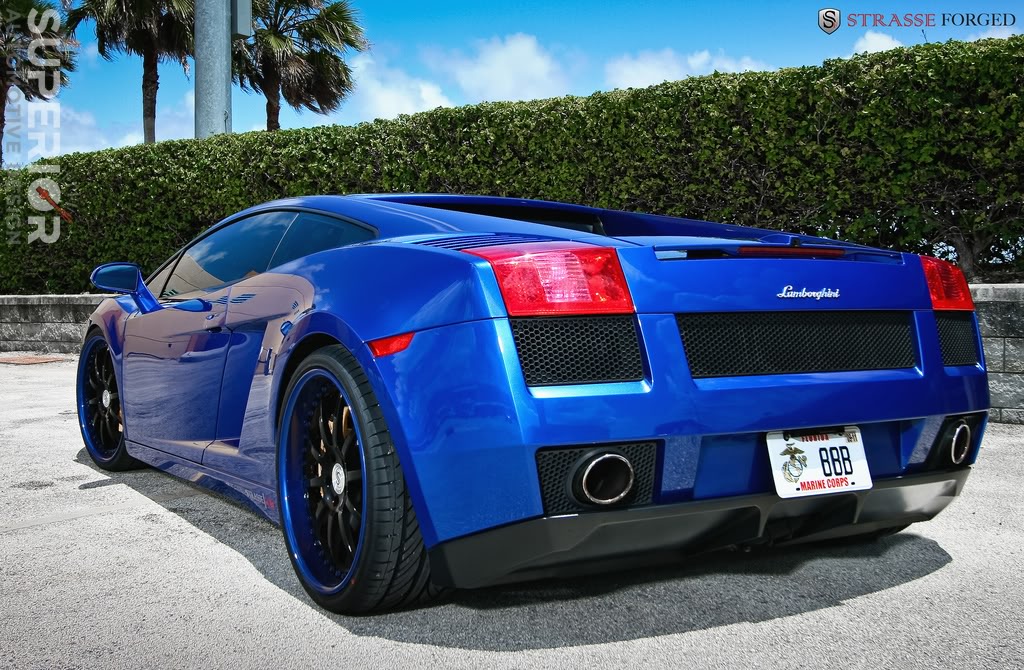 photo 9 Lamborghini Gallardo custom wheels Strasse Forged 20x8.5, ET , tire size X R20. 20x11.0 ET 