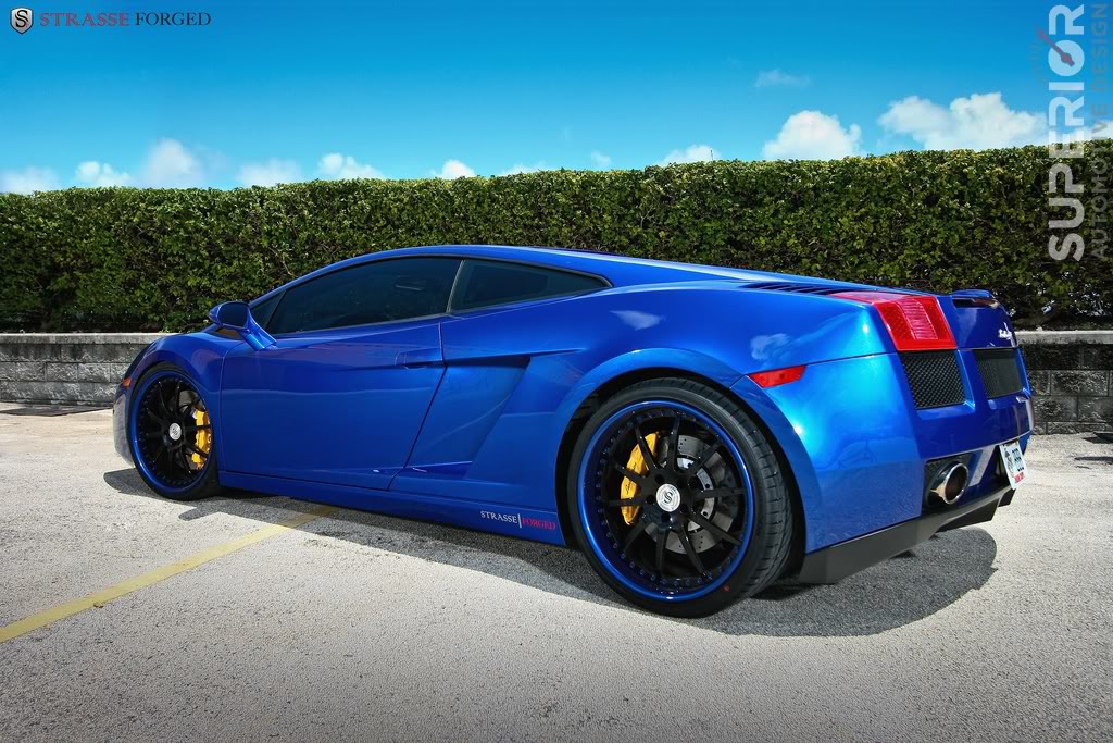 photo 10 Lamborghini Gallardo custom wheels Strasse Forged 20x8.5, ET , tire size X R20. 20x11.0 ET 