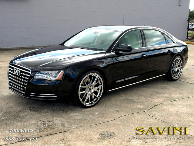 photo 2 Audi A8 custom wheels Savini SM-3 Mono di Forza 22x9.0, ET , tire size X R22. 22x10.5 ET 