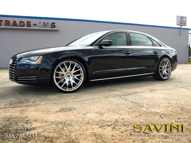 photo 3 Audi A8 custom wheels Savini SM-3 Mono di Forza 22x9.0, ET , tire size X R22. 22x10.5 ET 