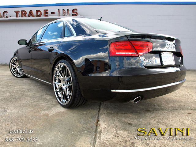 photo 4 Audi A8 custom wheels Savini SM-3 Mono di Forza 22x9.0, ET , tire size X R22. 22x10.5 ET 
