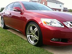 photo 1 Lexus GS 430 custom wheels VOSSEN VVS078 20x9.0, ET , tire size 275/30 R20. 20x10.5 ET 