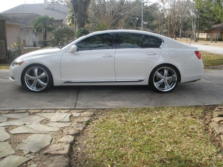 photo 1 Lexus GS 460 custom wheels Axis Groove 20x8.5, ET +35, tire size 245/30 R20. 20x10.0 ET+40 275/30 R20