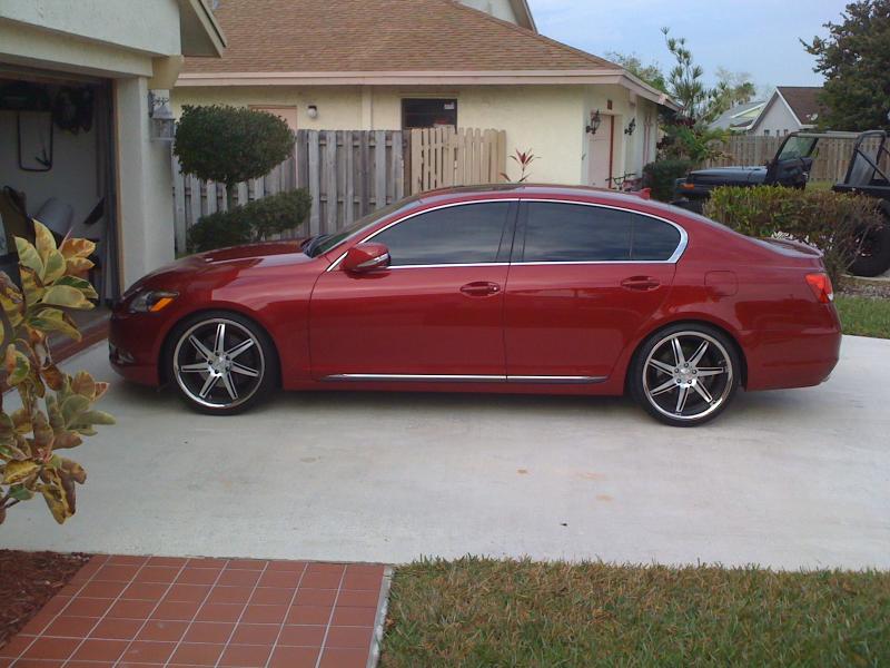 photo 1 Lexus GS 350 custom wheels Vossen VVS 086 20x9.0, ET +38, tire size 245/35 R20. 20x10.5 ET+45 275/30 R20