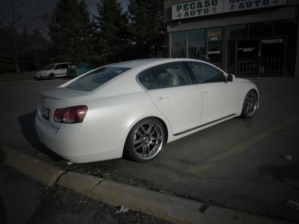 photo 2 Lexus GS 460 custom wheels VOLK GT-V 19x8.5, ET +33, tire size 245/35 R19. 19x9.5 ET+36 275/35 R19