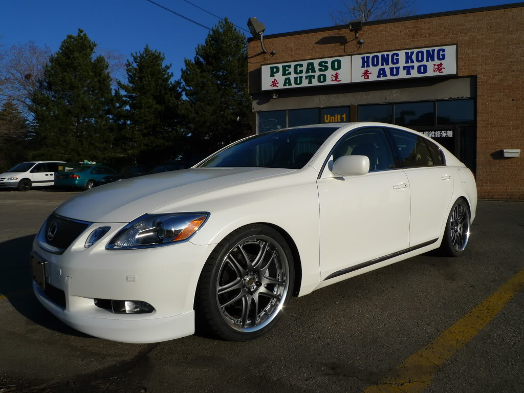 photo 3 Lexus GS 460 custom wheels VOLK GT-V 19x8.5, ET +33, tire size 245/35 R19. 19x9.5 ET+36 275/35 R19