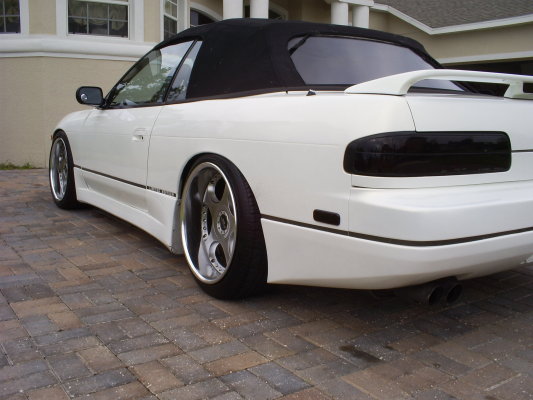 photo 4 Nissan S13 custom wheels Work Wheels Stitch Evolution 18x9.0, ET +16, tire size 225/40 R18. 18x10.0 ET+11 225/40 R18