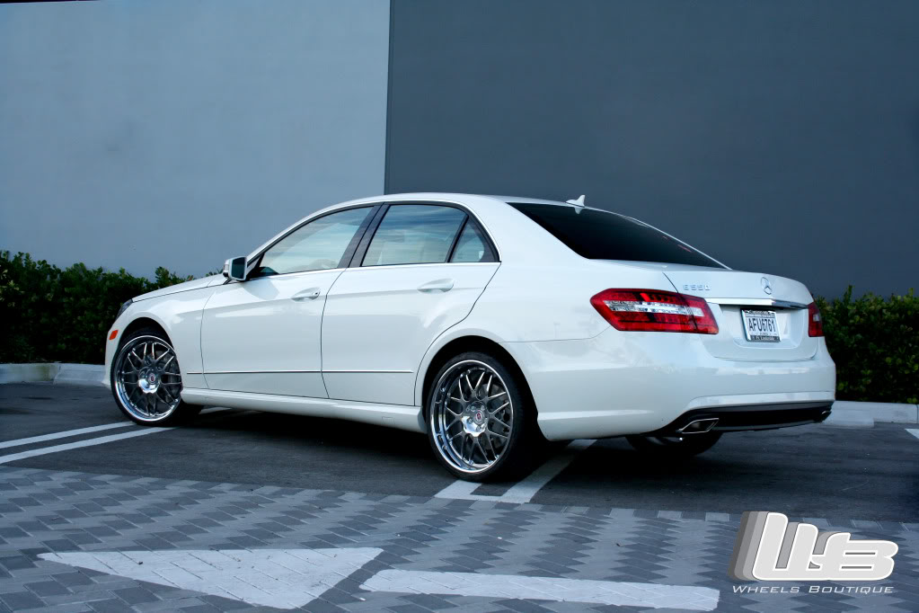 photo 4 Mercedes-Benz E-Class custom wheels HRE 890R 20x9.0, ET , tire size 245/30 R20. 20x10.5 ET 285/25 R20