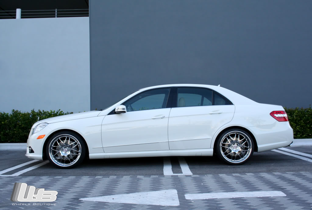 photo 8 Mercedes-Benz E-Class custom wheels HRE 890R 20x9.0, ET , tire size 245/30 R20. 20x10.5 ET 285/25 R20